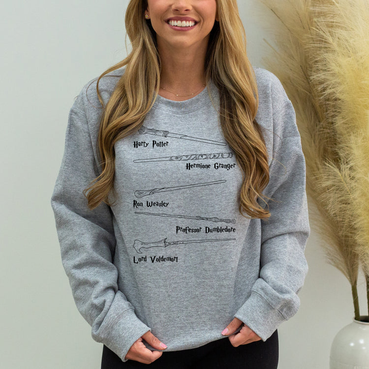 'Harry Potter Wands' Crewneck Sweatshirt