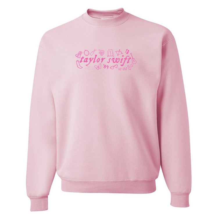 Taylor Swift Embroidered Crewneck Sweatshirt