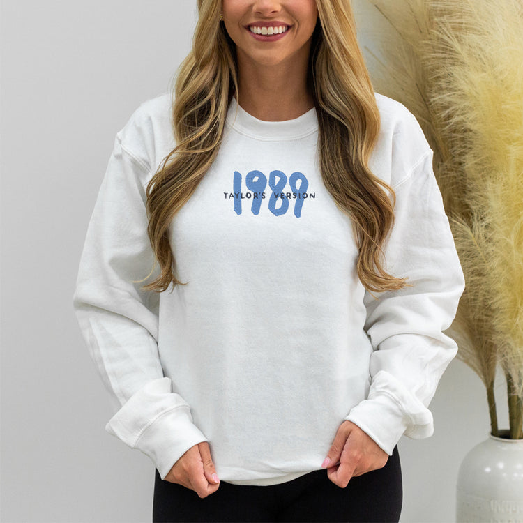 1989 (taylor's version) Embroidered Crewneck Sweatshirt