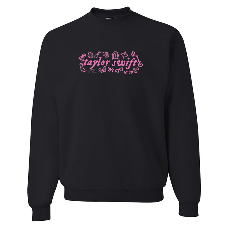 Taylor Swift Embroidered Crewneck Sweatshirt