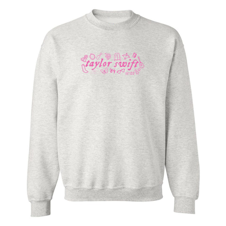 Taylor Swift Embroidered Crewneck Sweatshirt