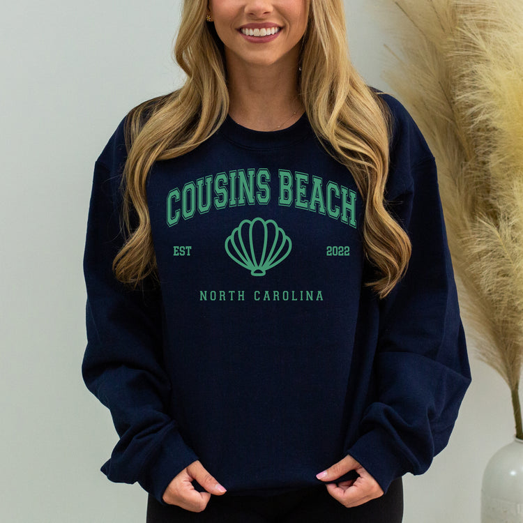 'Cousins Beach' Crewneck Sweatshirt