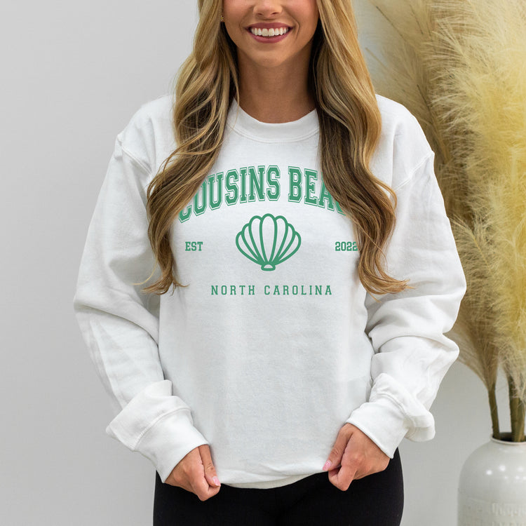 'Cousins Beach' Crewneck Sweatshirt