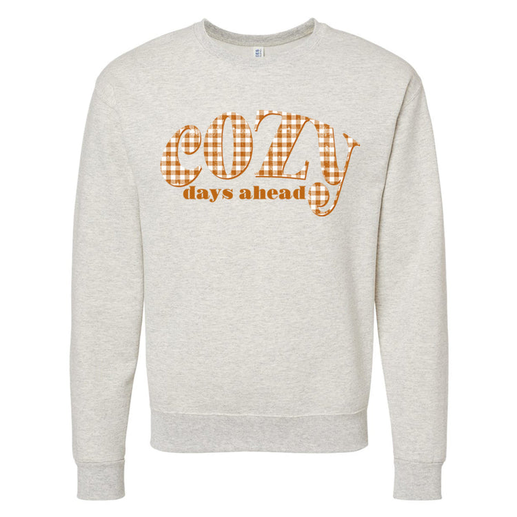 Fall Season 'Cozy Days Ahead' Crewneck Sweatshirt