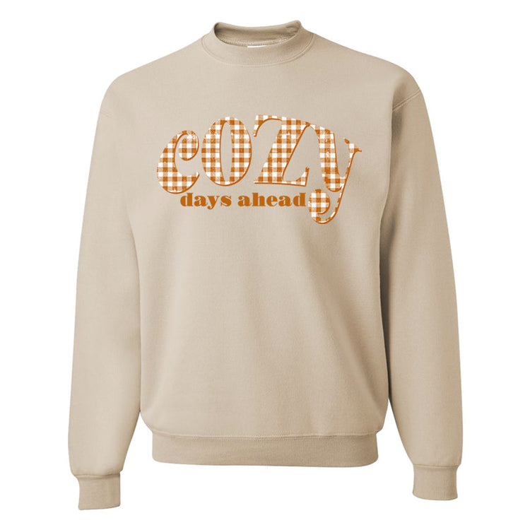 Fall Season 'Cozy Days Ahead' Crewneck Sweatshirt