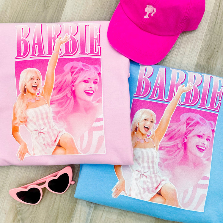 'Margot Robbie as Barbie' Crewneck Sweatshirt