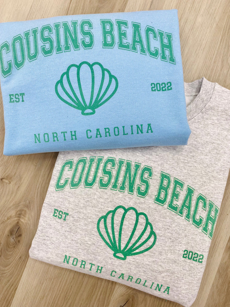 'Cousins Beach' Crewneck Sweatshirt