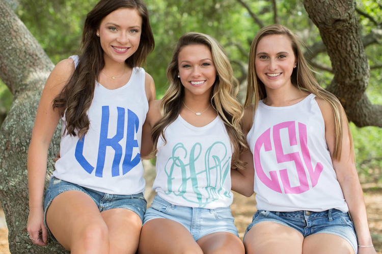 Monogrammed Tank Top