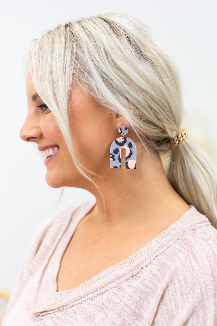 Animal Print Earrings