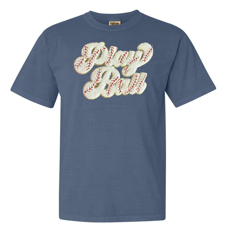 Play Ball Letter Patch T-Shirt