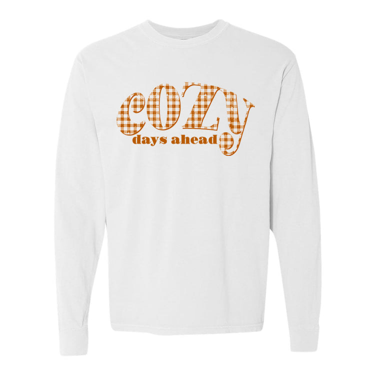 Cozy Days Ahead Comfort Colors Long Sleeve T-Shirt