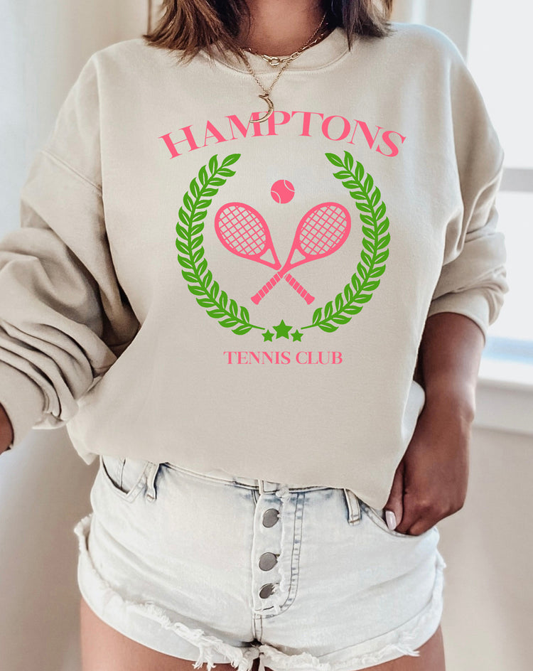 Hamptons Tennis Club Crewneck Sweatshirt