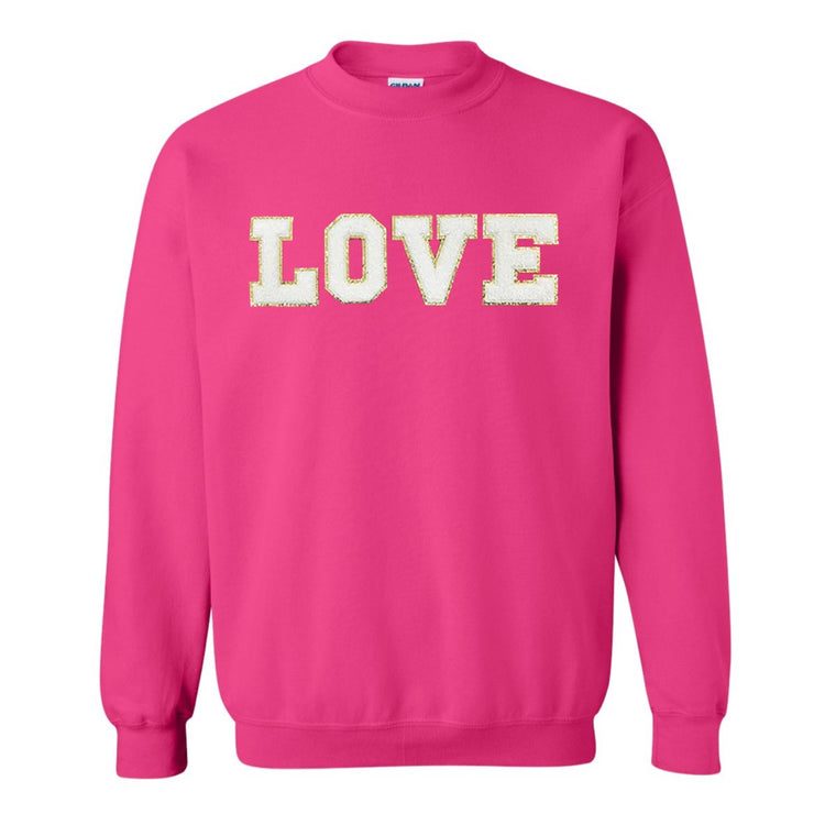 Love Letter Patch Crewneck Sweatshirt