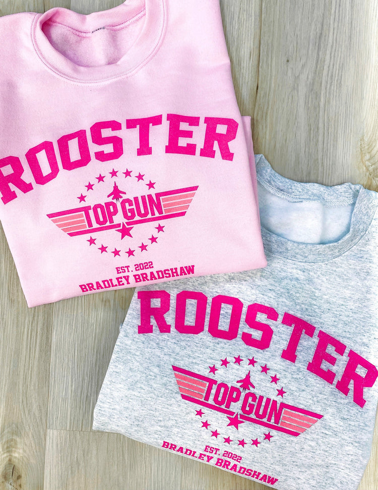 Rooster 'Top Gun' Crewneck Sweatshirt
