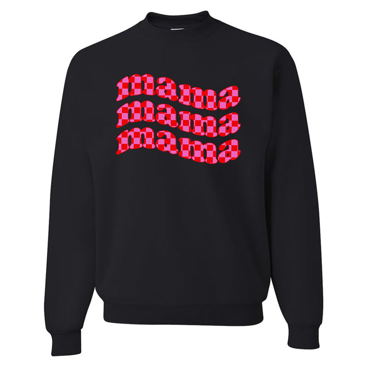 Mama Check Crewneck Sweatshirt