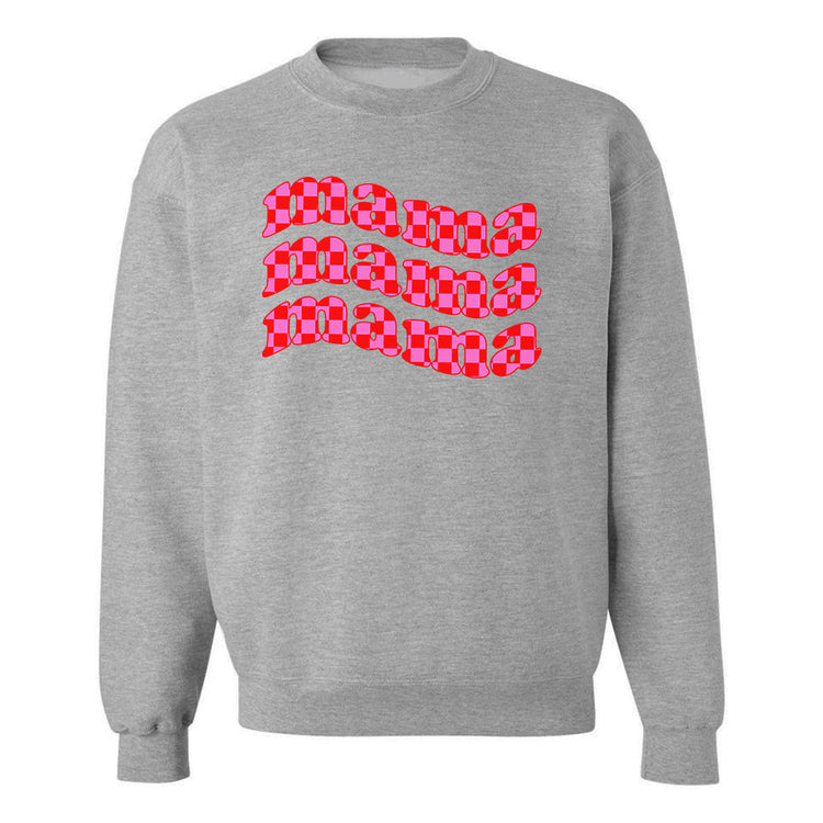 Mama Check Crewneck Sweatshirt