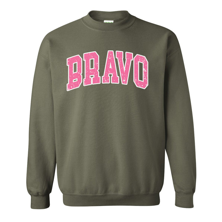 'Bravo Varsity' Crewneck Sweatshirt