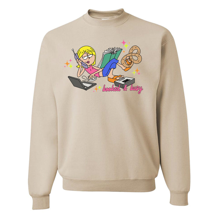 Lizzie McGuire Booked & Busy Crewneck Sweatshirt