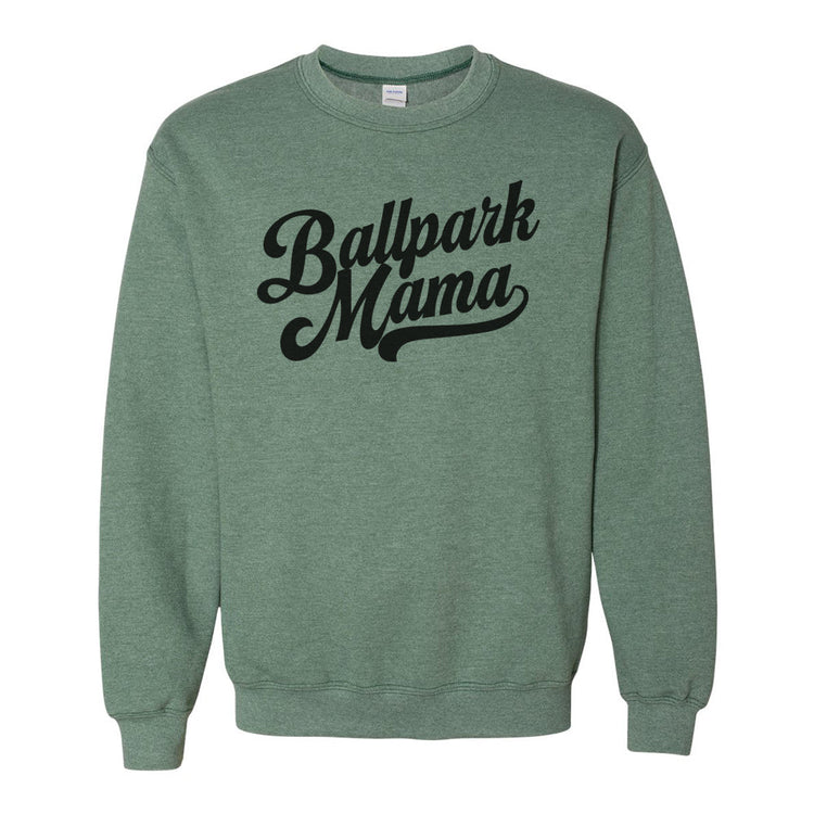 Ballpark Mama Script Crewneck Sweatshirt