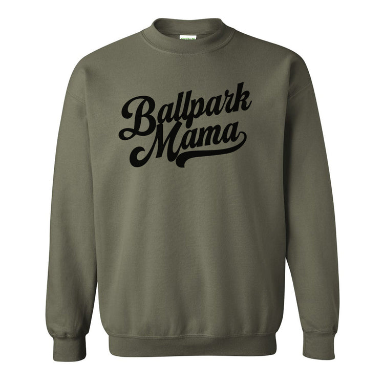 Ballpark Mama Script Crewneck Sweatshirt