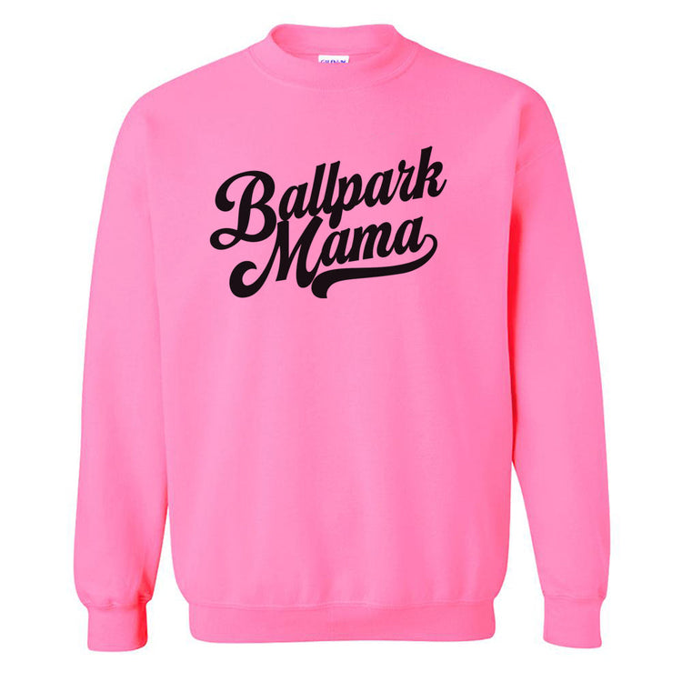 Ballpark Mama Script Crewneck Sweatshirt