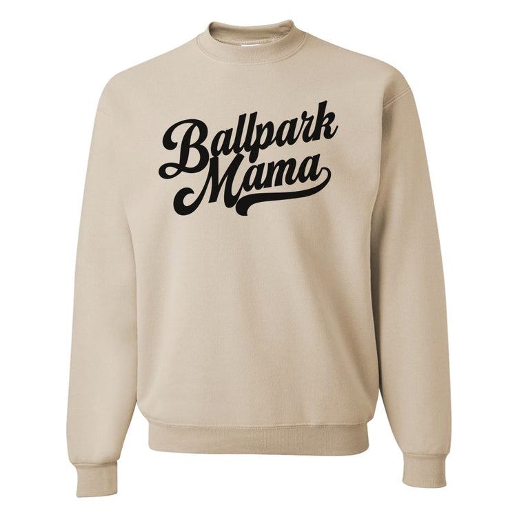 Ballpark Mama Script Crewneck Sweatshirt