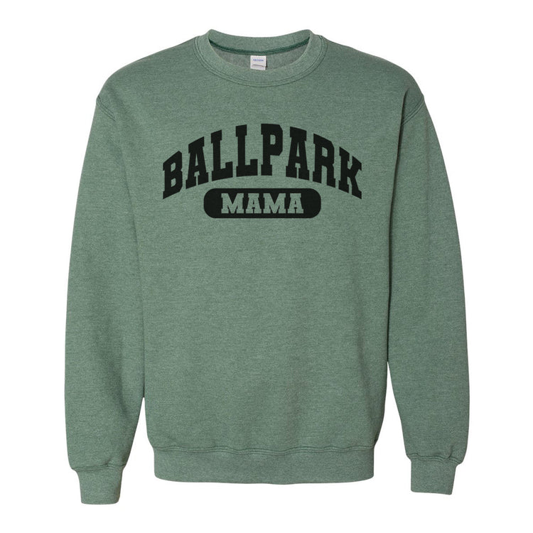 Ballpark Mama Varsity Crewneck Sweatshirt