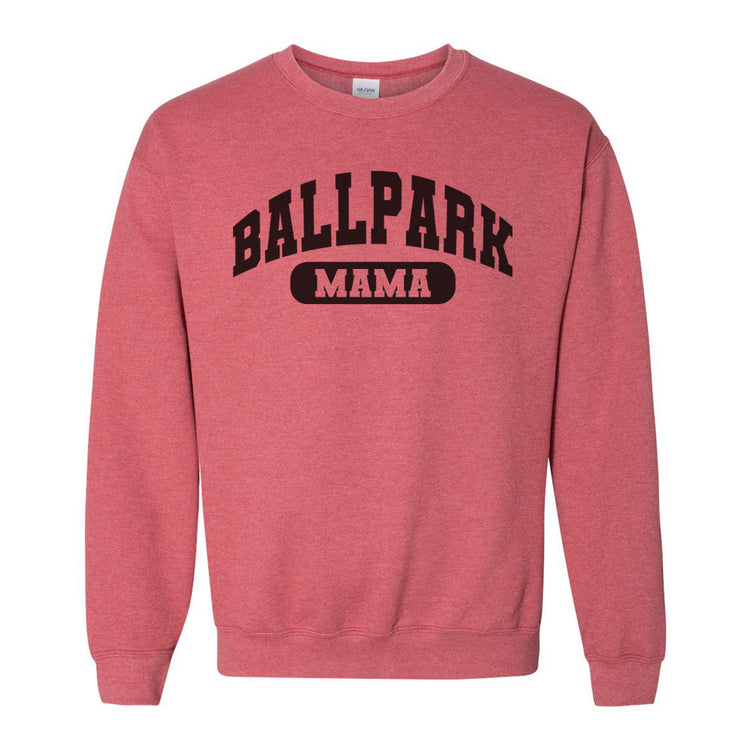 Ballpark Mama Varsity Crewneck Sweatshirt