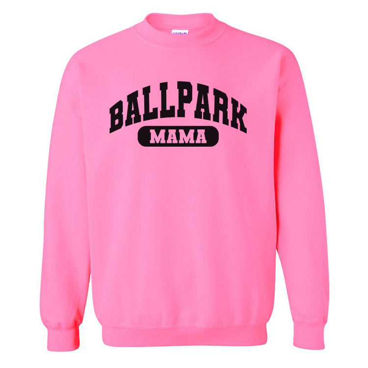 Ballpark Mama Varsity Crewneck Sweatshirt