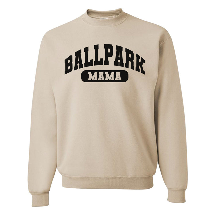 Ballpark Mama Varsity Crewneck Sweatshirt