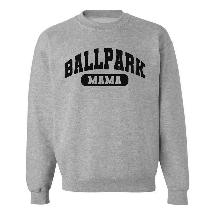Ballpark Mama Varsity Crewneck Sweatshirt