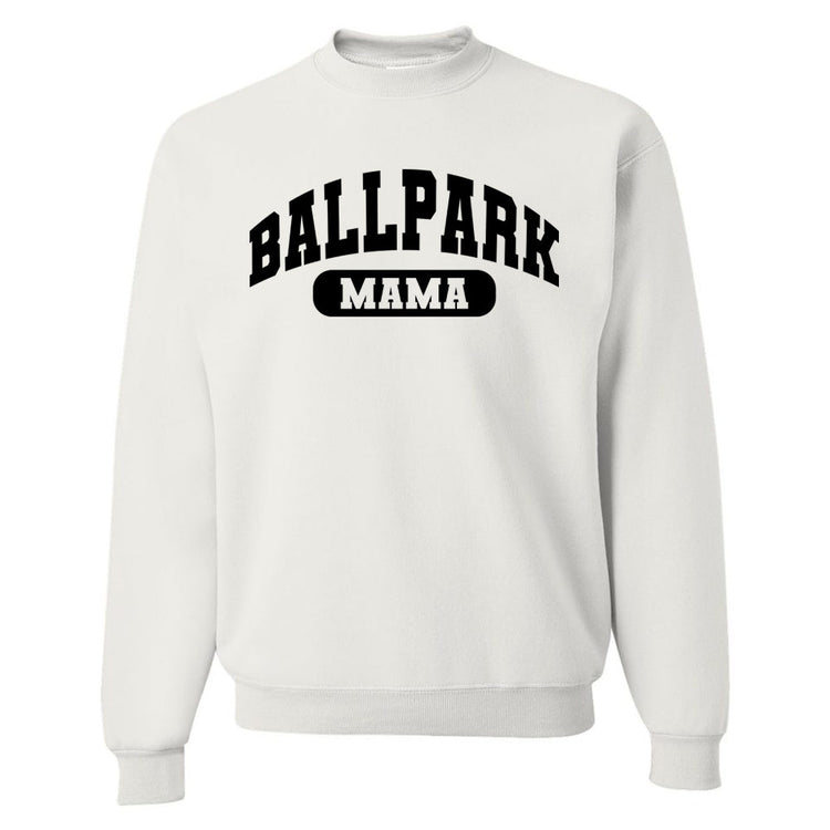 Ballpark Mama Varsity Crewneck Sweatshirt