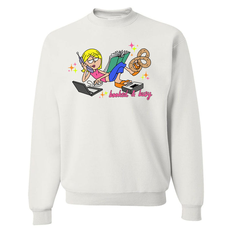 Lizzie McGuire Booked & Busy Crewneck Sweatshirt