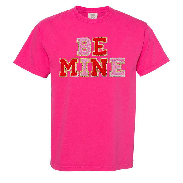 Be Mine Letter Patch Comfort Colors T-Shirt