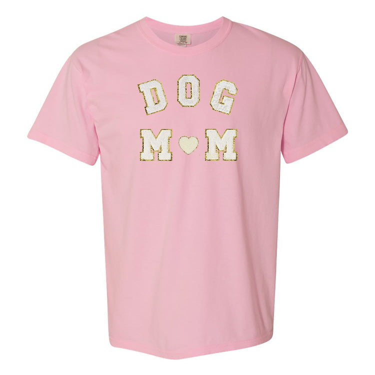 Dog Mom Letter Patch Comfort Colors T-Shirt
