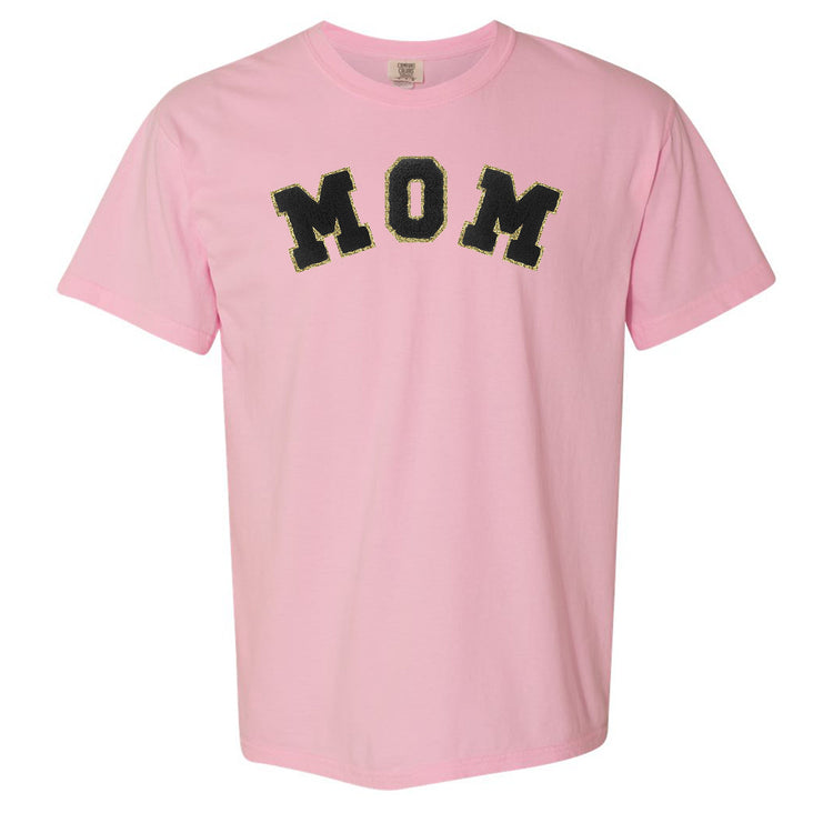 Mama/Mom Letter Patch Comfort Colors T-Shirt