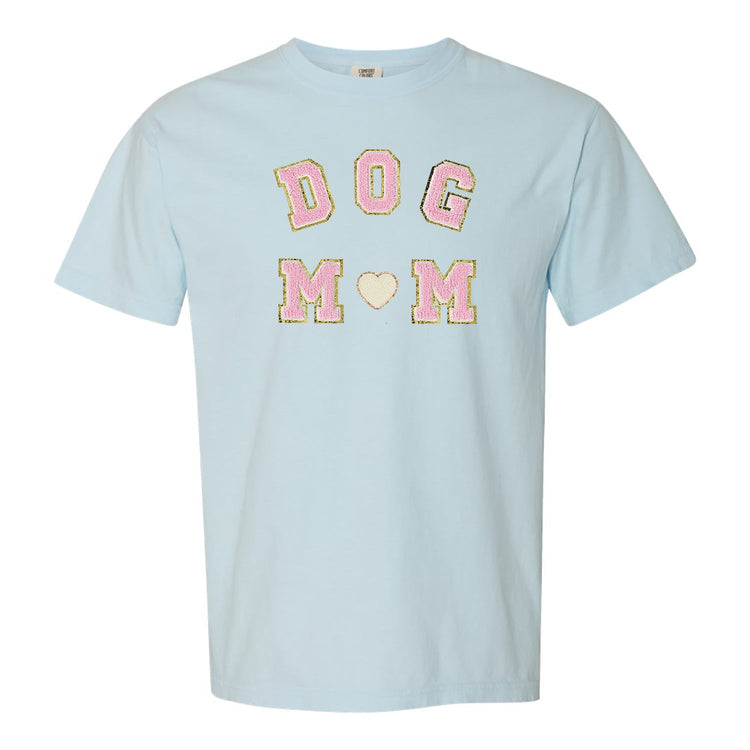Dog Mom Letter Patch Comfort Colors T-Shirt