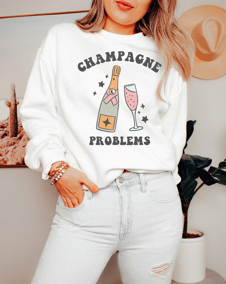Champagne Problems Crewneck Sweatshirt