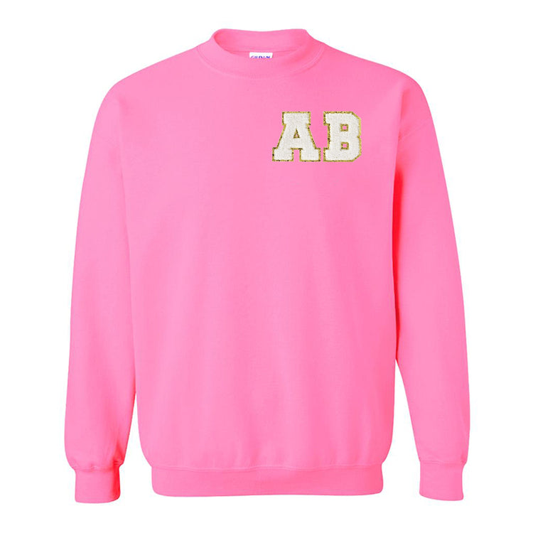 Nurse Letter Patch Crewneck Sweatshirt