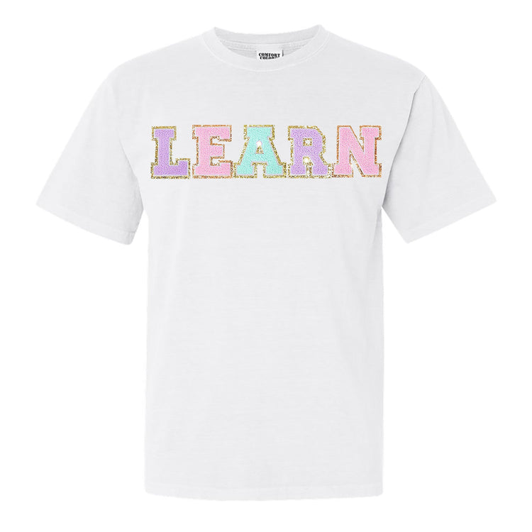Learn Letter Patch Comfort Colors T-Shirt