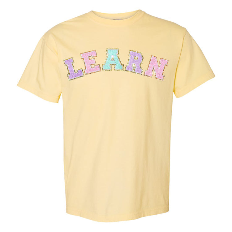 Learn Letter Patch Comfort Colors T-Shirt