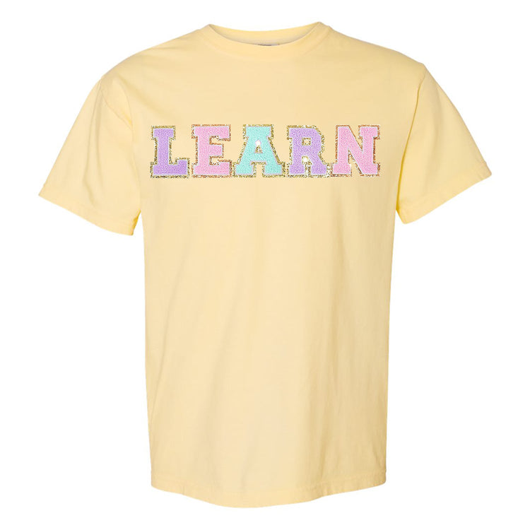 Learn Letter Patch Comfort Colors T-Shirt