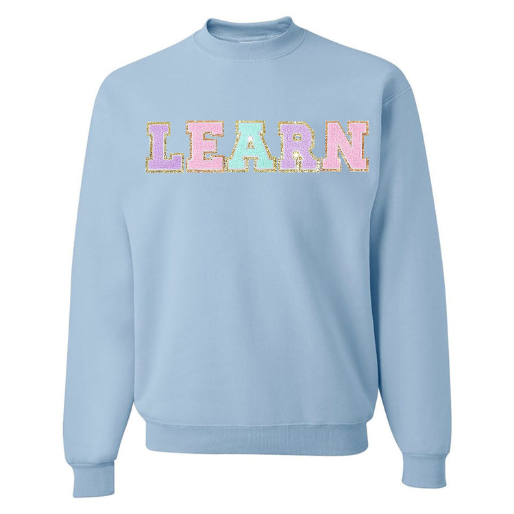 Learn Letter Patch Crewneck Sweatshirt