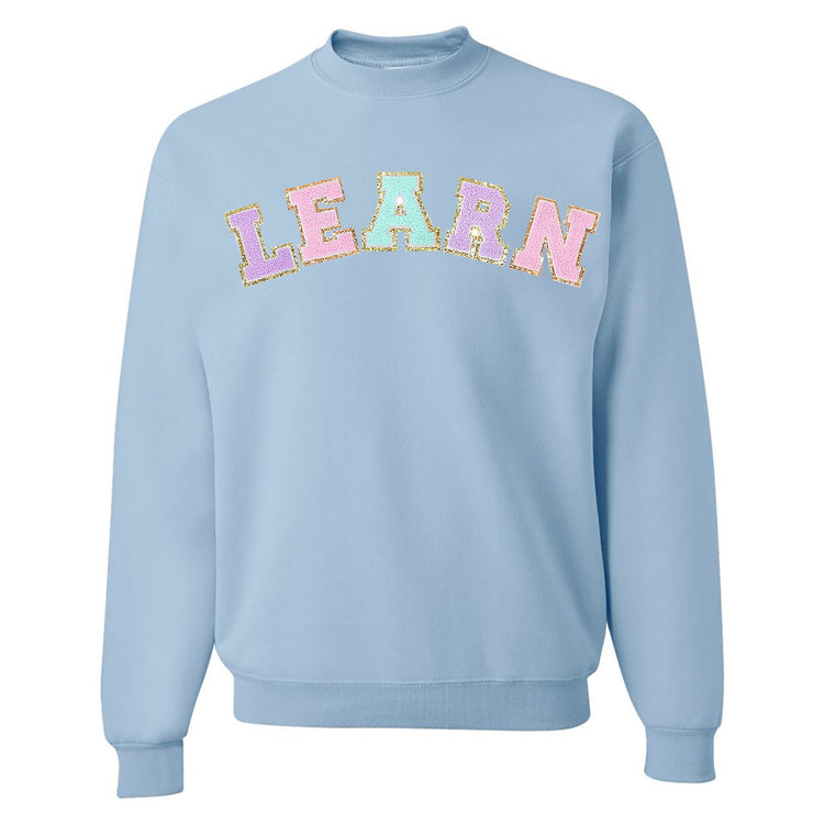 Learn Letter Patch Crewneck Sweatshirt