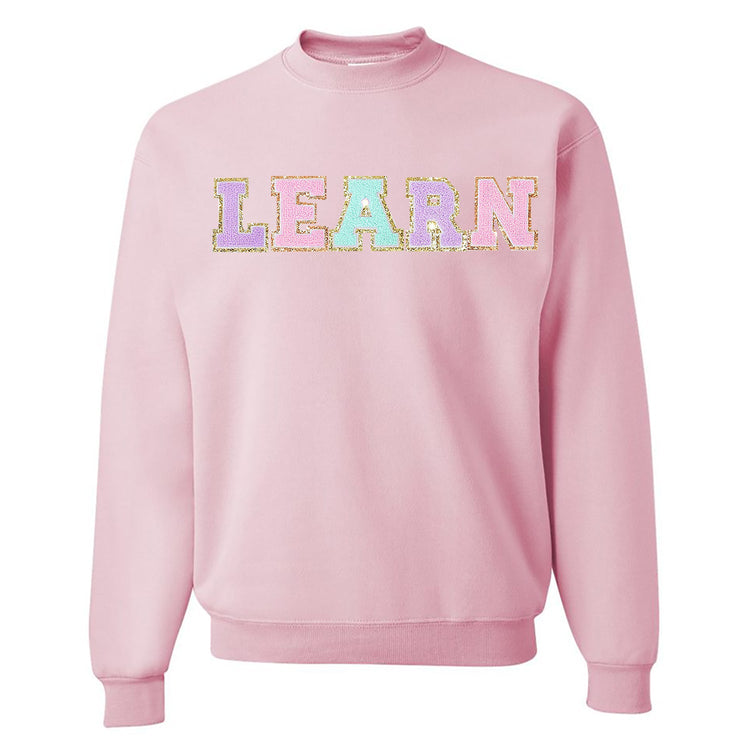 Learn Letter Patch Crewneck Sweatshirt