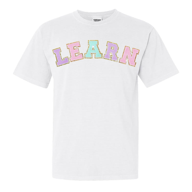 Learn Letter Patch Comfort Colors T-Shirt