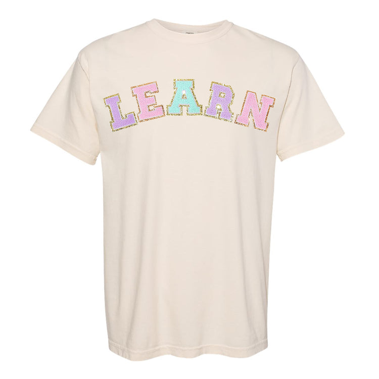 Learn Letter Patch Comfort Colors T-Shirt