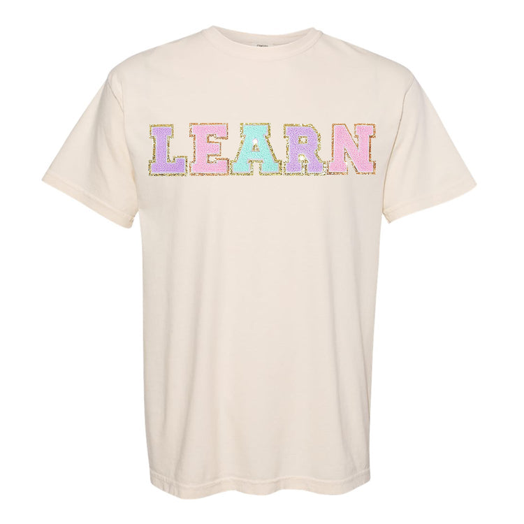 Learn Letter Patch Comfort Colors T-Shirt