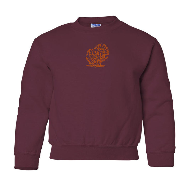Kids Turkey Crewneck Sweatshirt