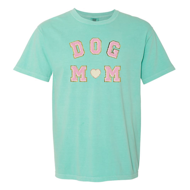 Dog Mom Letter Patch Comfort Colors T-Shirt